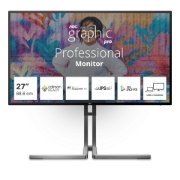 Picture of AOC U3 U27U3CV computer monitor 68.6 cm (27") 3840 x 2160 pixels 4K Ultra HD LCD Black