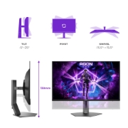 Image de AOC AGON PRO AG326UZD2 écran plat de PC 80 cm (31.5") 3840 x 2160 pixels 4K Ultra HD OLED Noir
