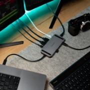 Image de Targus DOCK429GL station d'accueil Avec fil USB4 Argent