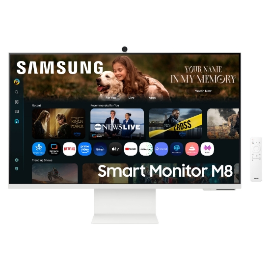 Picture of Samsung M8 M80F computer monitor 81.3 cm (32") 3840 x 2160 pixels 4K Ultra HD LCD White