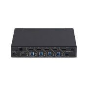 Picture of StarTech.com 4-Port DisplayPort KVM Switch with Mouse Roaming and Multi-View / Picture-in-Picture, 4K 60Hz, USB 3.0 (5Gbps) Hub, Hotkey Control, TAA Compliant