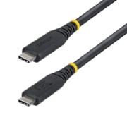 Afbeeldingen van StarTech.com 1m USB4 Kabel, 40Gbps, USB-IF Gecertificeerde USB-C Kabel, 240W PD, 8K 60Hz/4K 240Hz DP2.1 DP40, TPE Mantel, Thunderbolt 4 Compatibel, Zwart