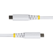Afbeeldingen van StarTech.com 50cm USB4 Kabel, 40Gbps, USB-IF Gecertificeerde USB-C Kabel, 240W PD, 8K 60Hz/4K 240Hz DP2.1 DP40, TPE Mantel, Thunderbolt 4 Compatibel, Wit