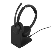 Picture of Jabra Evolve3 45 UC - USB-A with Dongle - Stereo (Charging Stand)