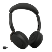 Picture of Jabra Evolve3 65 Flex MS - USB-C with Dongle - Black