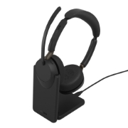 Picture of Jabra Evolve3 65 UC - USB-A with Dongle - Stereo (Charging Stand)