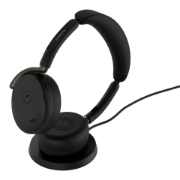 Picture of Jabra Evolve3 65 Flex MS - USB-A with Dongle - Black (Wireless Charging Pad)