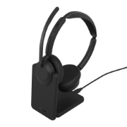 Picture of Jabra Evolve3 45 MS - USB-A with Dongle - Stereo (Charging Stand)