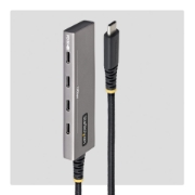 Image de StarTech.com Hub USB-C à 4 Ports, 10 Gbps, Recharge PD 100 W, 4 Ports USB-C, Protection contre les Surintensités, Aluminium PCR, Compatible MacBook / Dell / ThinkPad / HP / iPad / Tablette