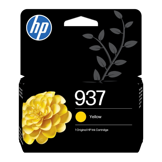 Picture of HP 937 Yellow Original Ink Cartridge