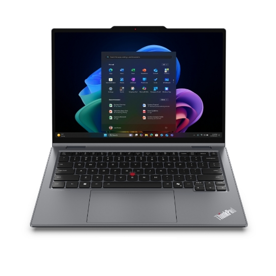 Picture of Lenovo ThinkPad X1 2-in-1 Gen 11 Aura Edition Copilot+ PC Intel Core Ultra 7 355 Hybrid (2-in-1) 35.6 cm (14") Touchscreen WUXGA 32 GB LPDDR5x-SDRAM 1 TB SSD Wi-Fi 7 (802.11be) Windows 11 Pro English Grey