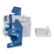 Picture of StarTech.com Cat6 Keystone Jack, 24-Pack RJ45 Ethernet Keystone Jacks, UTP Cat6 Wall Jack, 180-Degree Toolless, White