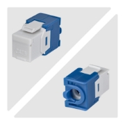 Picture of StarTech.com Cat6 Keystone Jack, 24-Pack RJ45 Ethernet Keystone Jacks, UTP Cat6 Wall Jack, 180-Degree Toolless, White