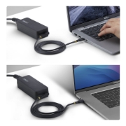 Picture of StarTech.com 140W USB-C Laptop Charger with 4ft (1.2m) Tethered USB-C Cable, GaN Power Adapter Brick for MacBook M3/M4/M5 Pro/Max, Dell Pro/Plus/Premium