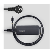 Picture of StarTech.com 140W USB-C Laptop Charger with 4ft (1.2m) Tethered USB-C Cable, GaN Power Adapter Brick for MacBook M3/M4/M5 Pro/Max, Dell Pro/Plus/Premium