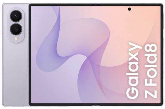 Image de Samsung Galaxy Z Fold8 19,3 cm (7.6") Double SIM 5G USB Type-C 12 Go 512 Go 4800 mAh Lavande