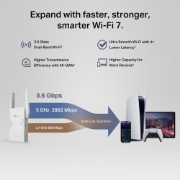 Image de TP-Link BE3600 Émetteur et récepteur réseau Blanc 2500 Mbit/s