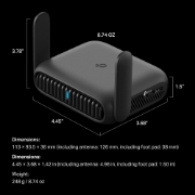 Image de TP-Link BE3600 Wi-Fi 7 routeur sans fil 2.5 Gigabit Ethernet Bi-bande (2,4 GHz / 5 GHz) Noir