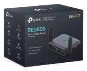 Image de TP-Link BE3600 Wi-Fi 7 routeur sans fil 2.5 Gigabit Ethernet Bi-bande (2,4 GHz / 5 GHz) Noir