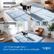Image de TP-Link Tapo C245D Sphérique Caméra de sécurité IP Intérieure 2304 x 1296 pixels Plafond/mur
