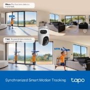 Image de TP-Link Tapo C245D Sphérique Caméra de sécurité IP Intérieure 2304 x 1296 pixels Plafond/mur