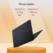 Afbeeldingen van ASUS Vivobook 18 M1807HA-S8174W Copilot+ PC AMD Ryzen™ 7 260 Laptop 46,7 cm (18.4") WUXGA 16 GB DDR5-SDRAM 512 GB SSD Wi-Fi 6 (802.11ax) Windows 11 Home Blauw QWERTY Nederlands