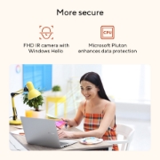 Afbeeldingen van ASUS Vivobook 18 M1807HA-S8174W Copilot+ PC AMD Ryzen™ 7 260 Laptop 46,7 cm (18.4") WUXGA 16 GB DDR5-SDRAM 512 GB SSD Wi-Fi 6 (802.11ax) Windows 11 Home Blauw QWERTY Nederlands