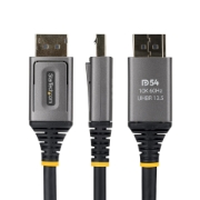 Afbeeldingen van StarTech.com 1m DisplayPort 2.1 Kabel, VESA Gecertificeerde DP54 DisplayPort Kabel, Ongecomprimeerde 8K 60Hz, 10K 60Hz / 8K 144Hz / 4K 240Hz met DSC 1.2a, DP 2.1 Kabel