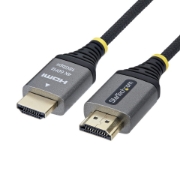 Picture of StarTech.com 50cm (1.6ft) Premium Certified High Speed HDMI Cable, Ultra Flexible HDMI Cable, 4K 60Hz/1440p 144Hz w/HDR10/ARC, 18Gbps, High Flex Braided HDMI Cord