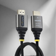 Picture of StarTech.com 50cm (1.6ft) Premium Certified High Speed HDMI Cable, Ultra Flexible HDMI Cable, 4K 60Hz/1440p 144Hz w/HDR10/ARC, 18Gbps, High Flex Braided HDMI Cord