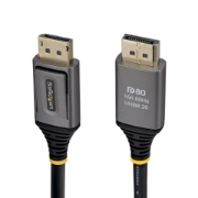 Afbeeldingen van StarTech.com 1m DisplayPort 2.1 Kabel, VESA Gecertificeerde DP80 DisplayPort Kabel, Ongecomprimeerde 10K/8K 60Hz, 16K 60Hz/8K 240Hz met DSC 1.2a, DP 2.1 Kabel