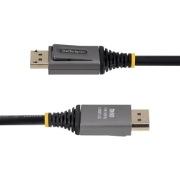 Afbeeldingen van StarTech.com 1m DisplayPort 2.1 Kabel, VESA Gecertificeerde DP80 DisplayPort Kabel, Ongecomprimeerde 10K/8K 60Hz, 16K 60Hz/8K 240Hz met DSC 1.2a, DP 2.1 Kabel
