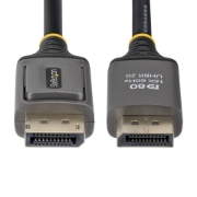 Afbeeldingen van StarTech.com 1m DisplayPort 2.1 Kabel, VESA Gecertificeerde DP80 DisplayPort Kabel, Ongecomprimeerde 10K/8K 60Hz, 16K 60Hz/8K 240Hz met DSC 1.2a, DP 2.1 Kabel