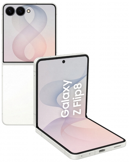 Image de Samsung Galaxy Z Flip8 17,5 cm (6.9") Double SIM 5G USB Type-C 12 Go 256 Go 4300 mAh Crème