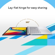 Picture of ASUS Vivobook 17 X1704MA-AU194W Intel Core 3 304 Laptop 43.9 cm (17.3") Full HD 8 GB DDR5-SDRAM 256 GB SSD Wi-Fi 6 (802.11ax) Windows 11 Home Blue QWERTY Dutch