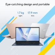 Image de ASUS Vivobook 15 X1504MA-BQ534W Intel Core 5 320 Ordinateur portable 39,6 cm (15.6") Full HD 8 Go DDR5-SDRAM 256 Go SSD Wi-Fi 6 (802.11ax) Windows 11 Home Bleu QWERTY Néerlandais
