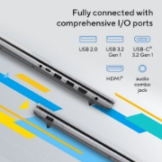 Picture of ASUS Vivobook 17 X1704MA-AU229W Intel Core 5 320 Laptop 43.9 cm (17.3") Full HD 16 GB DDR5-SDRAM 512 GB SSD Wi-Fi 6 (802.11ax) Windows 11 Home Blue AZERTY Belgian