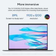 Image de ASUS Vivobook S16 S3607AA-SH201W Copilot+ PC Intel Core Ultra 7 355 Ordinateur portable 40,6 cm (16") WUXGA 16 Go DDR5-SDRAM 512 Go SSD Wi-Fi 6 (802.11ax) Windows 11 Home Argent AZERTY Belge