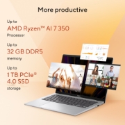Image de ASUS Vivobook 14 M1407KA-LY176W Copilot+ PC AMD Ryzen AI 5 330 Ordinateur portable 35,6 cm (14") WUXGA 16 Go DDR5-SDRAM 512 Go SSD Wi-Fi 6 (802.11ax) Windows 11 Home Bleu AZERTY Belge
