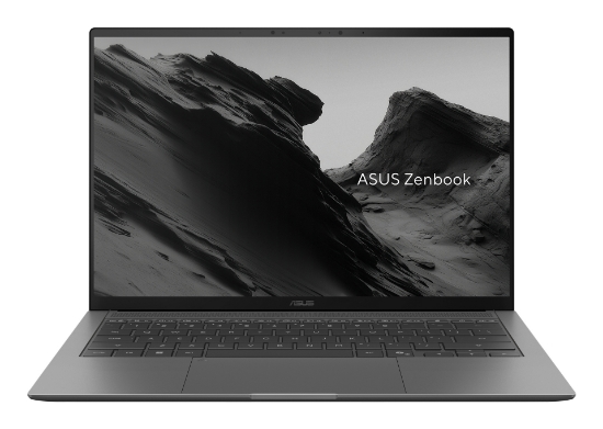 Image de ASUS Zenbook S14 UX5406AA-SW230W Copilot+ PC Intel Core Ultra 9 386H Ordinateur portable 35,6 cm (14") 3K 32 Go LPDDR5x-SDRAM 1 To SSD Wi-Fi 7 (802.11be) Windows 11 Home Gris QWERTY Néerlandais