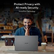 Image de ASUS Zenbook S14 UX5406AA-SW230W Copilot+ PC Intel Core Ultra 9 386H Ordinateur portable 35,6 cm (14") 3K 32 Go LPDDR5x-SDRAM 1 To SSD Wi-Fi 7 (802.11be) Windows 11 Home Gris QWERTY Néerlandais