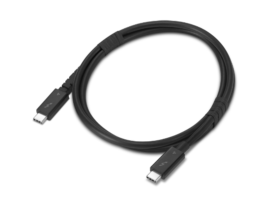 Image de Lenovo 4X91U94412 Câble Thunderbolt 1 m 40 Gbit/s Noir
