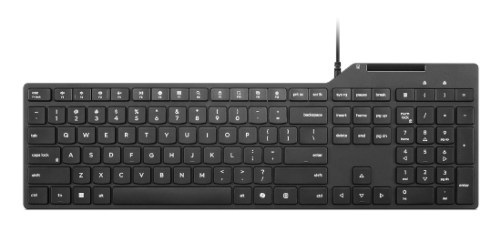 Picture of Lenovo 4Y41U13316 keyboard Office USB Belgian, English Black