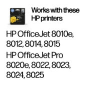 Picture of HP 912XL High Yield Yellow Original Ink Cartridge