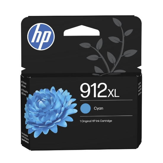 Picture of HP 912XL High Yield Cyan Original Ink Cartridge