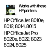 Picture of HP 912XL High Yield Cyan Original Ink Cartridge