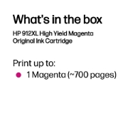 Picture of HP 912XL High Yield Magenta Original Ink Cartridge