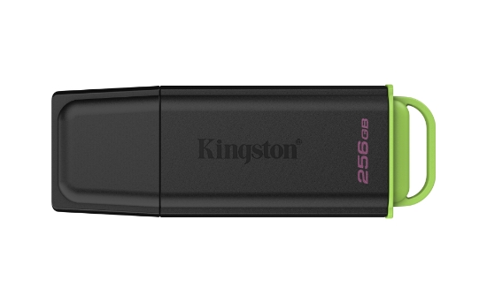 Picture of Kingston Technology DataTraveler 256GB Portable USB 3.2 Gen 1 Exodia Black/Green