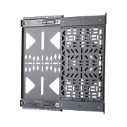Picture of StarTech.com Slide-Out AV Component Storage Panel, Cable Box and Accessories Mounting, 22lb (10kg) Max, Behind-TV Media Wall Mount, Sliding Design for Easy Access