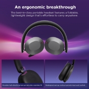 Afbeeldingen van Lenovo 4XD1T60925 hoofdtelefoon/headset Draadloos Hoofdband Kantoor/callcenter USB Type-C Bluetooth Grijs